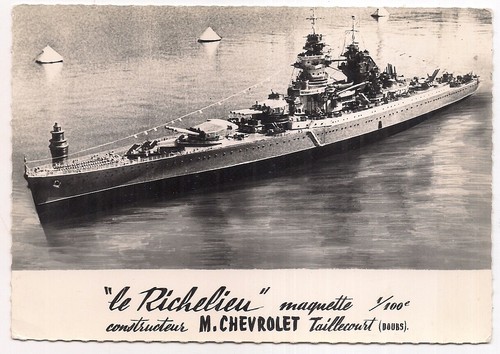 Richelieu maquette 1 100e - richelieu,
