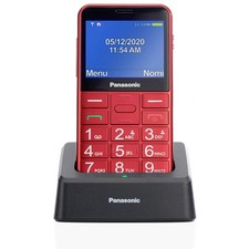 Panasonic KX-TU155 Téléphone portable pour séniors rouge