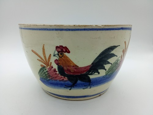 Ancien bol coq en - bol,