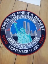 Patch Fdny Commemorative Du 11 Septembre 2001 Patch Xxl