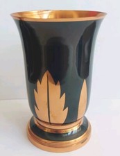 TIMBALE n°2 LA MARQUISE DE SEVIGNE DINANDERIE ART DECO J.DOUAU METAL CUIVRÉ NOIR