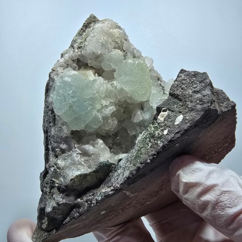 Sphère préhnite cube - de,