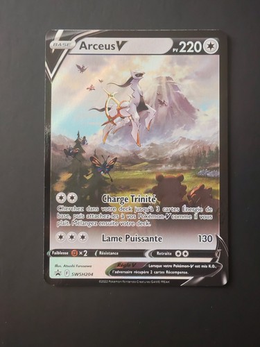 Carte pokémon arceus - carte,