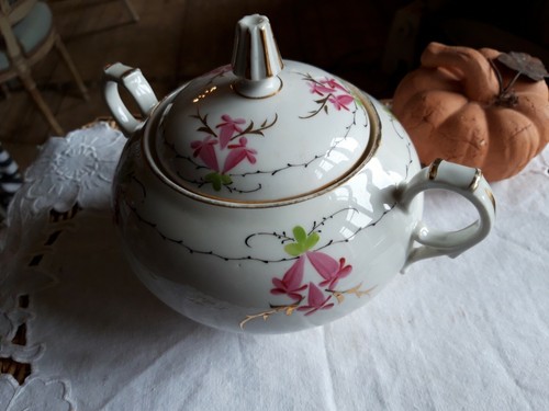 Ancien sucrier porcelaine - sucrier, en