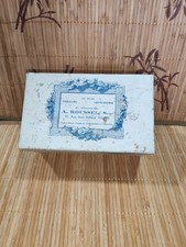 ANCIENNE BOÎTE EN CARTON - ÉPOQUE ART gravure Imprimerie Étiquettes A Vin 