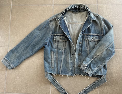 Veste jean balenciaga - veste,