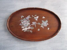 Plateau ancien en bois