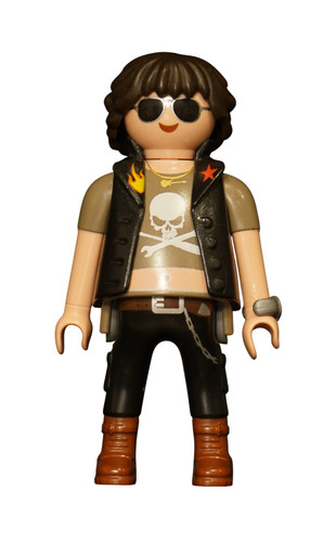 Playmobil motard rocker