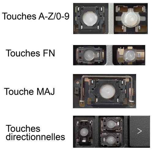 Touche clavier belge pour - touche, de
