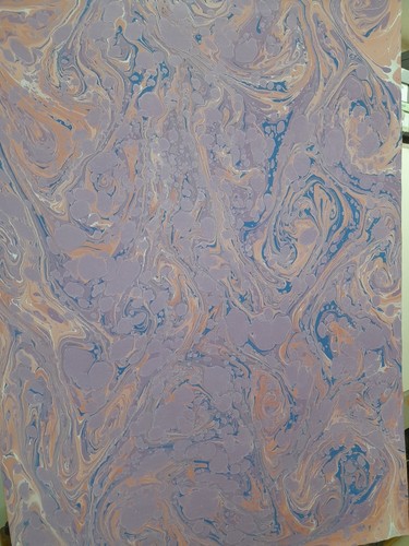 Papier marbré cuve - papier, la