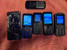 telephone de 6 téléphones portables pour utilisation, réparation ou pièces