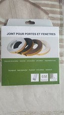 JOINT POUR PORTE ET FENÊTRE 9 X 2 MM LONGUEUR 6 MÈTRES COULEUR GRIS