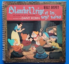 Livre disque  33 TOURS -BLANCHE NEIGE ET LES 7 NAINS 1963