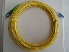 Jarretière fibre optique Monomode simplex 9/125 Patchcord SC-APC LC/PC 40m NEUVE