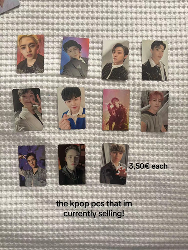 Kpop photocards very good - photocards,