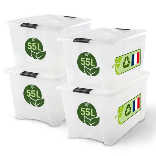 Boite rangement plastique avec - rangement,