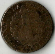 Rare 2 Sols Au Faisceau De Louis XVI 1791 A Entouré De 3 Points.Lire état.