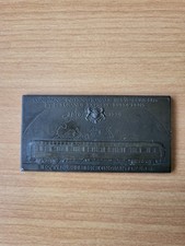 PLAQUE EN BRONZE COMPAGNIE  INTERNATIONALE DES WAGONS-LITS 1876/1926