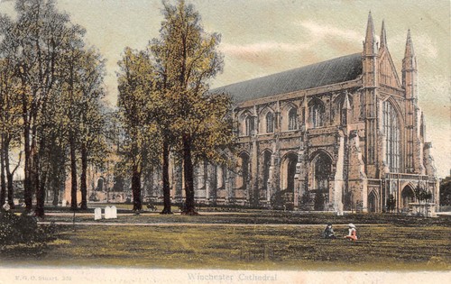 Carte postale winchester - carte,