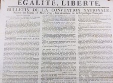 Affiche Révolution Française Chouans Paimboeuf en 1793 Ile de Noirmoutier Vendée