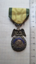 médaille militaire NAPOLEON III Second Empire  ruban d'époque