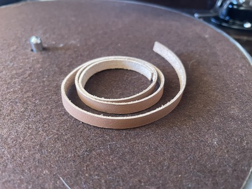 Leather belt thin - leather,