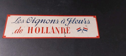 Ancienne plaque publicitaire - ancienne,