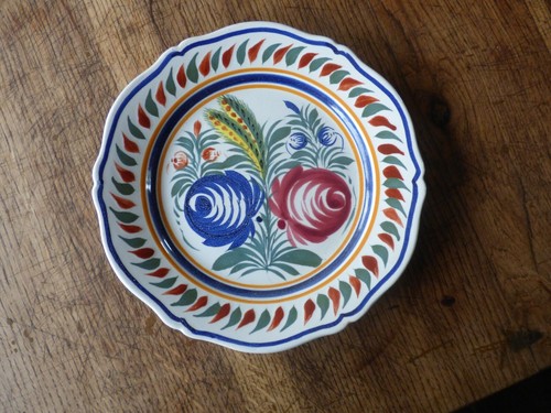 Assiette ancienne faïence - ,