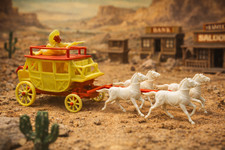 Jouet Ancien Diligence Western