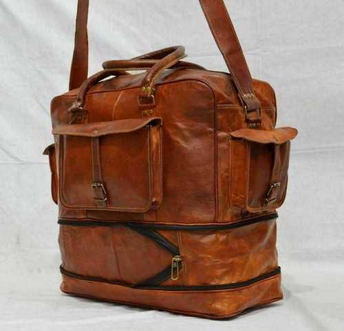Sac cuir véritable voyage - en,