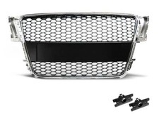 Grille de calandre pour Audi A5 2007 a 2011 chrome noir Sport style