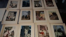 12 gravures Auguste Leroux (mémoires de Casanova)