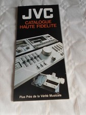 JVC Hi-Fi Audio Catalogue Années 80 Tuners Decks Cartouches Radio Bande Amplis Micros etc