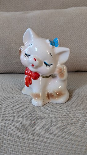 Tirelire chat céramique