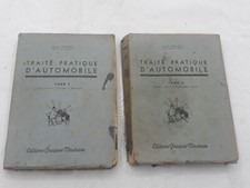 Livres Anciens, Traité Pratique d’Automobile en 2 Tomes, Léonce Tabouelle, 1945