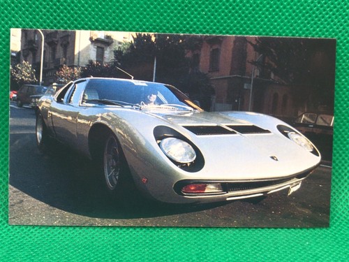 Lamborghini miura white card - ,