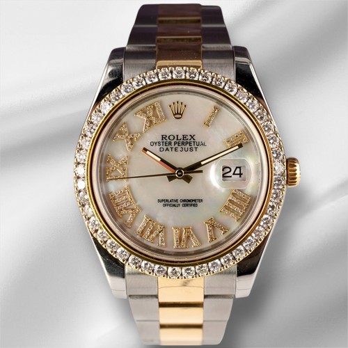 Rolex homme datejust 41mm - datejust, 18k