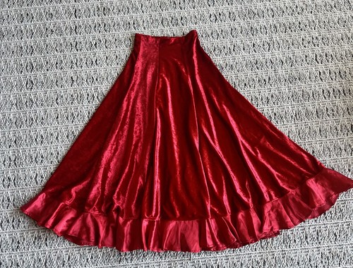 Gently worn red velvet