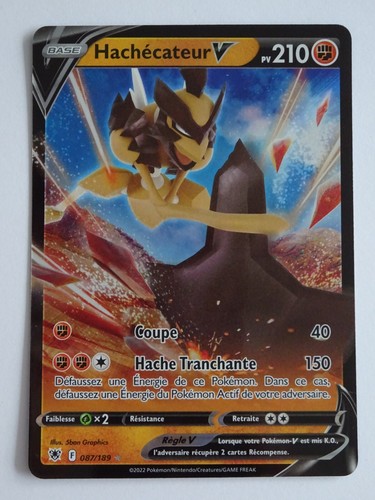Carte pokemon hachécateur v - pokemon,
