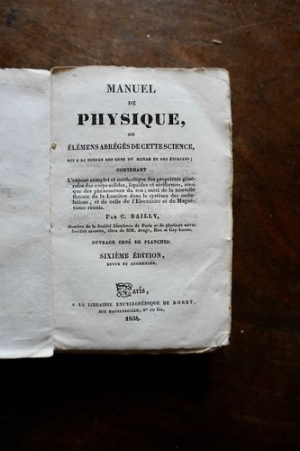 Manuel physique elemens - manuel,
