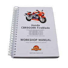 Honda CBR900RR SC33 Fireblade Usine Atelier Manuel Reproduction. HWM077