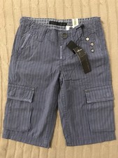 ☀️BERMUDA RAYÉ BLEU IKKS