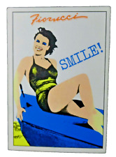 FIORUCCI STICKERS PANINI 1984 - SERIE Fiorucci Swim  No.198 Smile vintage pinup