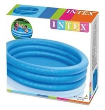 Intex 58446NP Piscine Gonflable Vinyle Bleu Cristal 1.68m x 38cm Original 