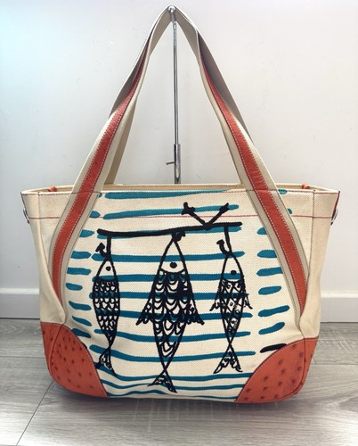 Sac main prada coton - sac, cuir