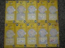 Lot de 10 anciennes cartes