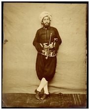 Louis Plantet, portrait d'un bourgeois algérois une pipe à la main, Algérie