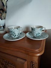 2 Anciennes Tasses En Creil Et Montereau Decor Muguet Ebrechées