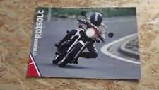 CATALOGUE BROCHURE MOTOS YAMAHA RD 350 LC