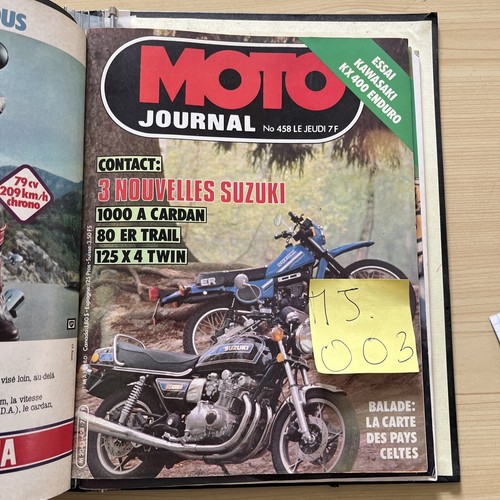 Moto journal 458 - suzuki, gs